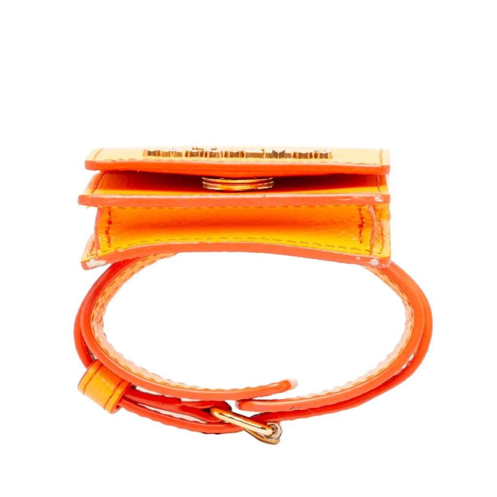 Jacquemus Leather Le Sac Bracelet Orange Leather Good - Inside View