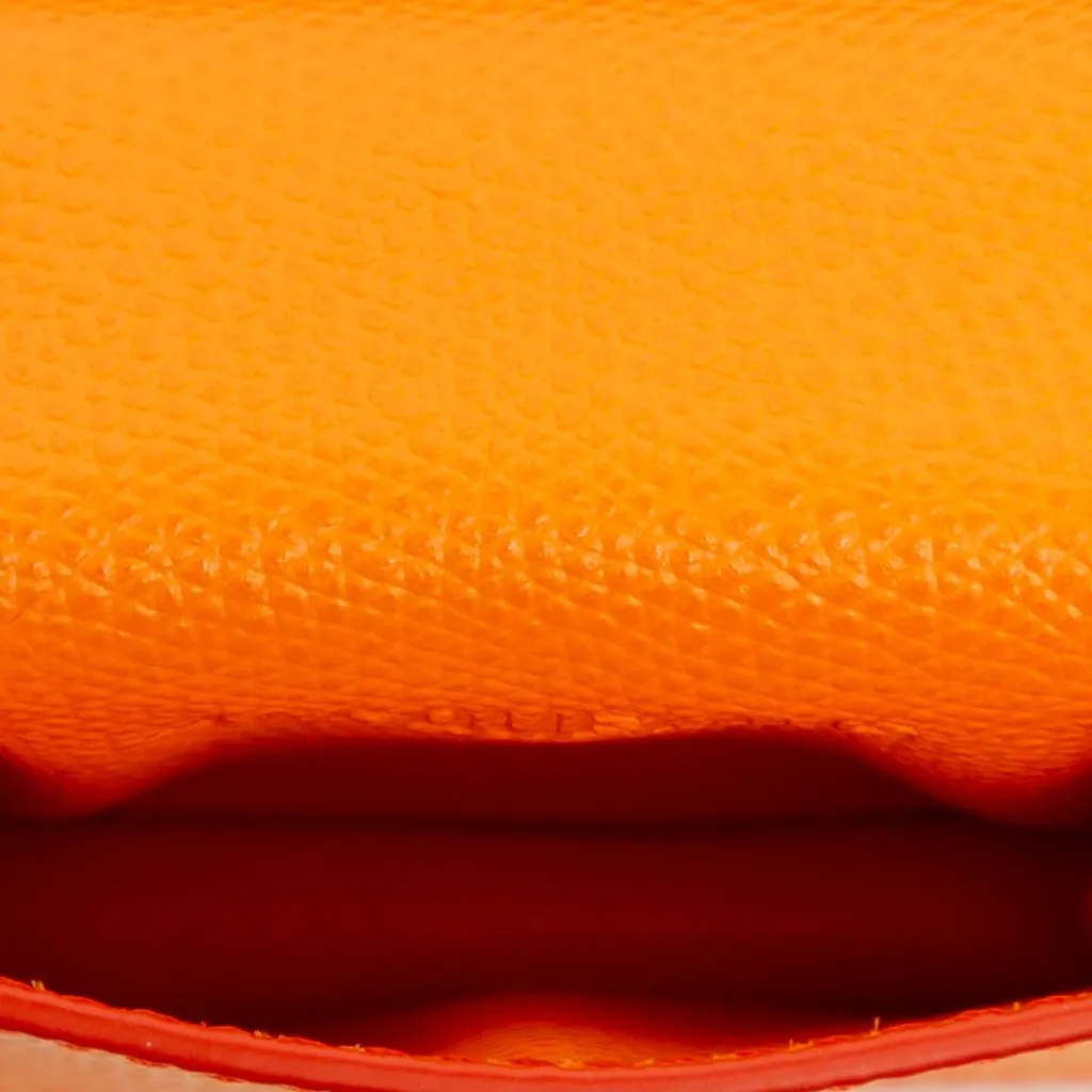 Jacquemus Leather Le Sac Bracelet Orange Leather Good - Model View