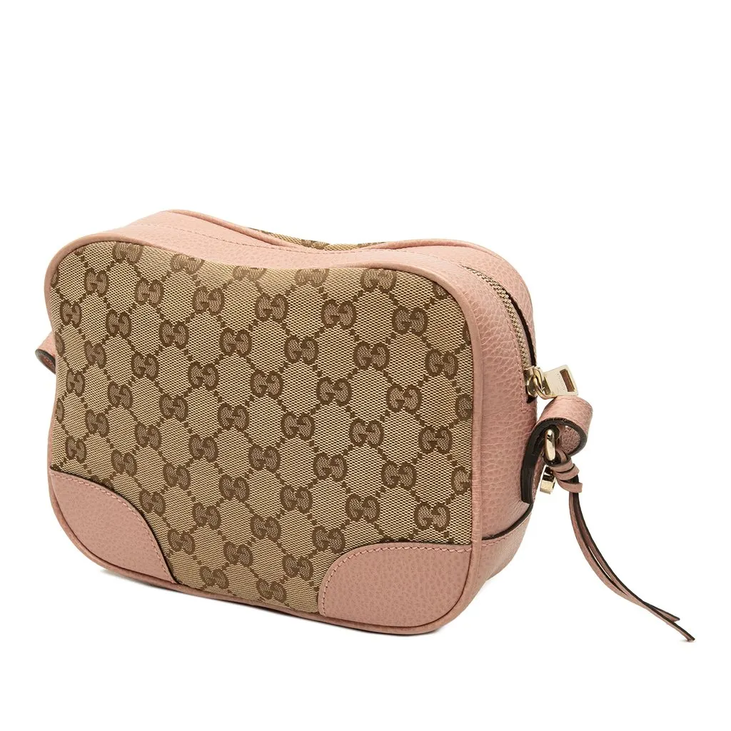 Gucci GG Canvas Bree Crossbody Beige Canvas Very good - Back View