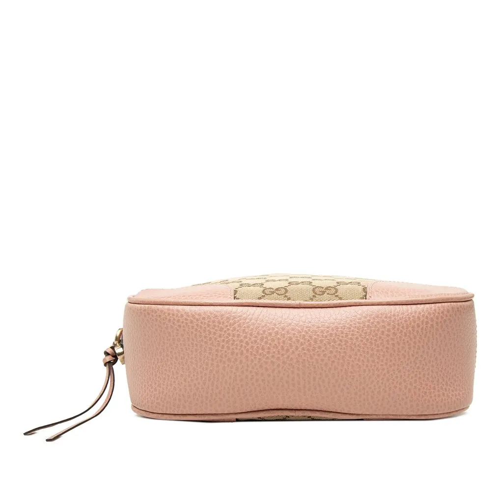 Gucci GG Canvas Bree Crossbody Beige Canvas Very good - Inside View