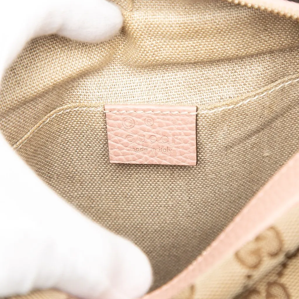 Gucci GG Canvas Bree Crossbody Beige Canvas Very good - Box View