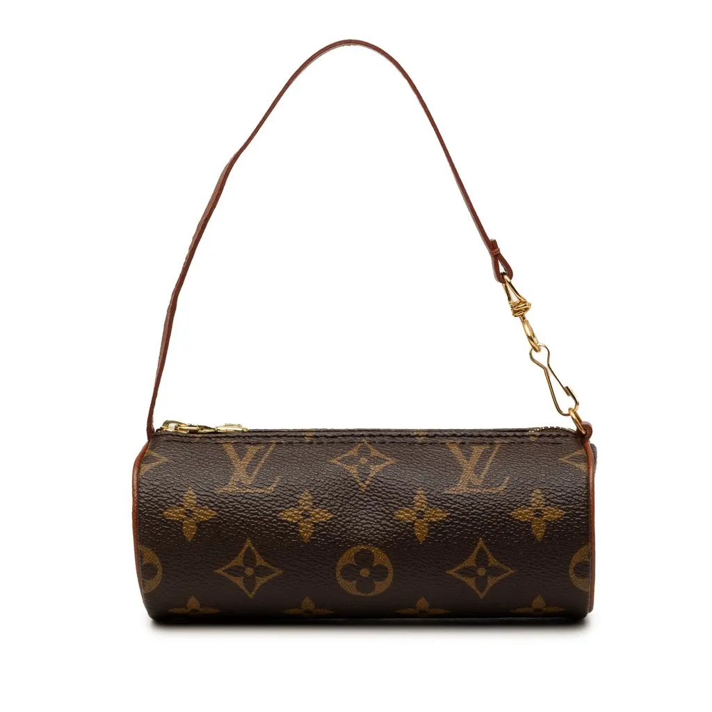 Louis Vuitton Monogram Papillon Pochette Brown Very good - Front View