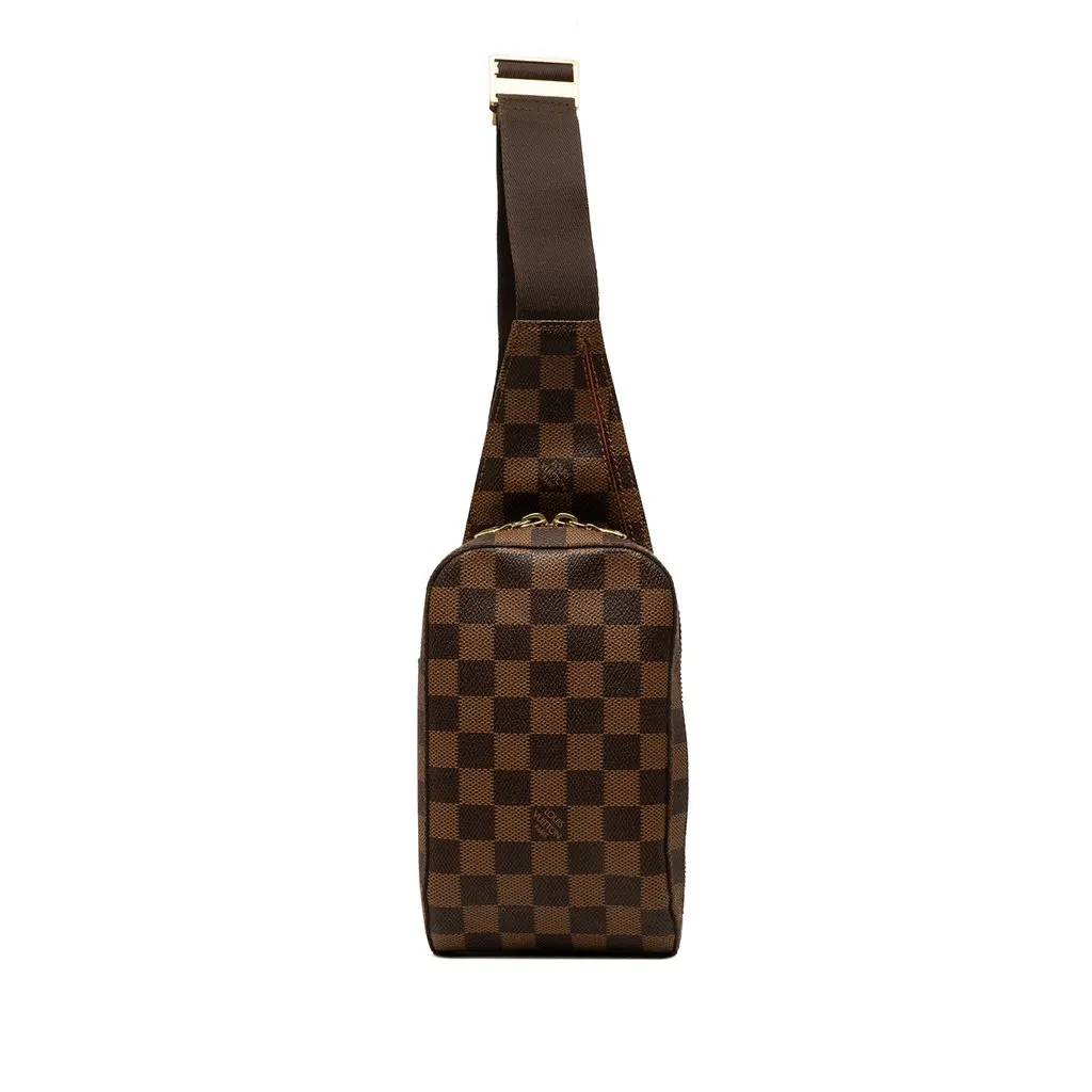 Louis Vuitton Damier Ebene Geronimos Brown Canvas Very good - Front View