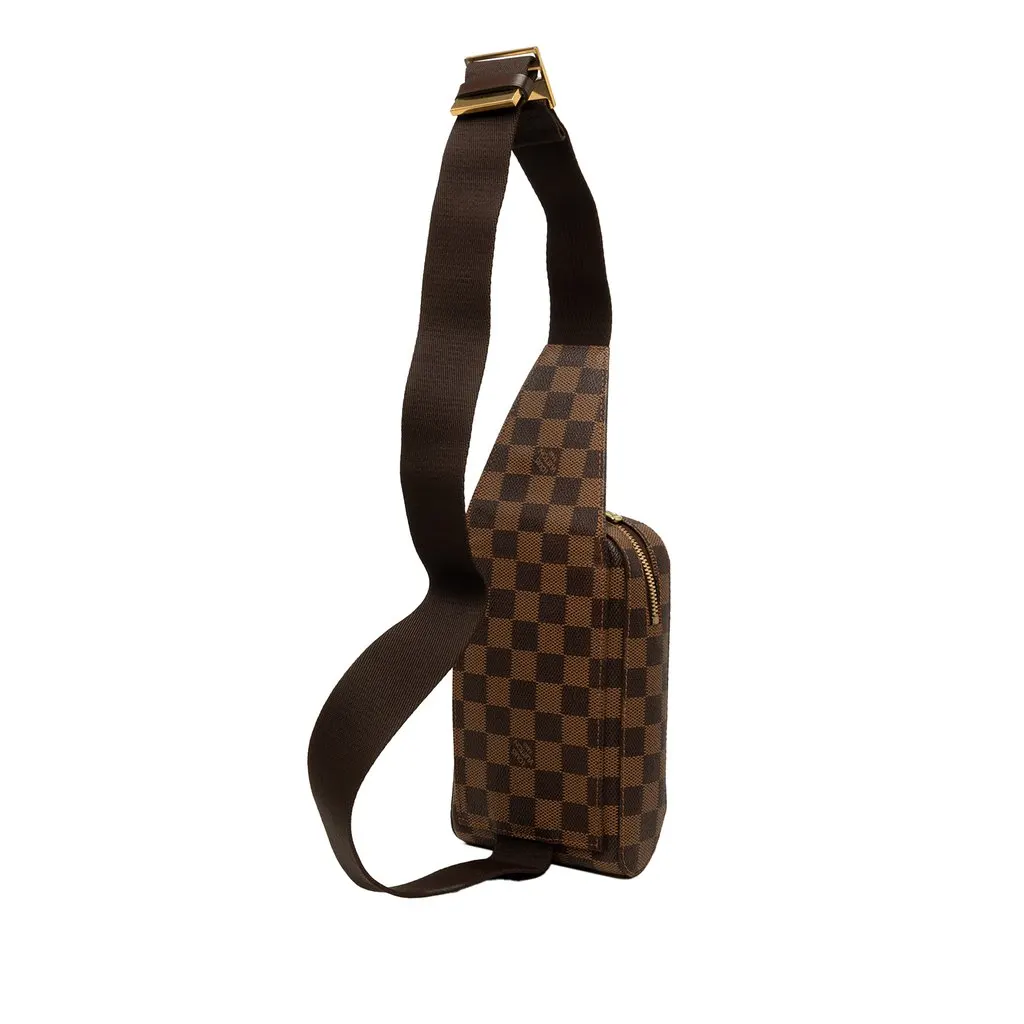 Louis Vuitton Damier Ebene Geronimos Brown Canvas Very good - Back View