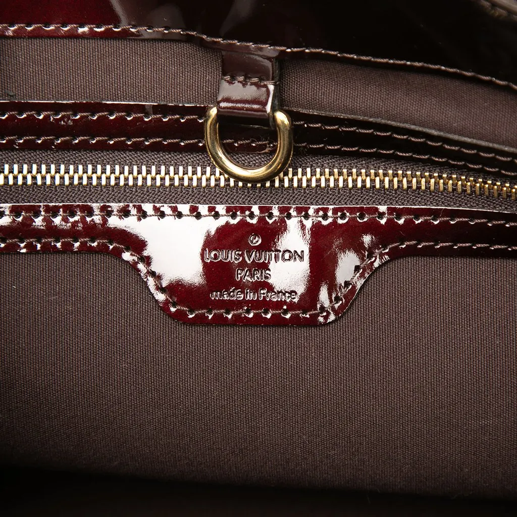 Louis Vuitton Monogram Vernis Wilshire PM Purple Leather Very good - Box View