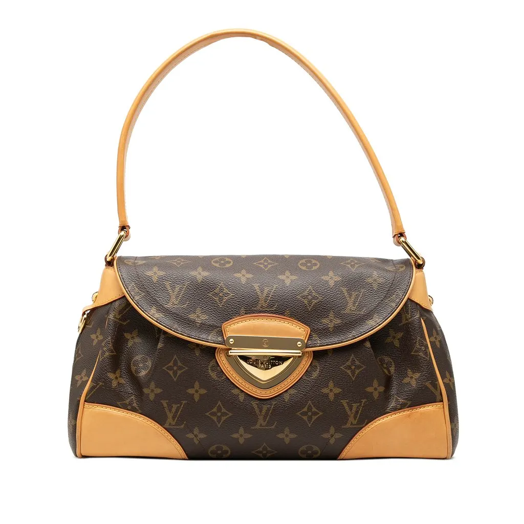 Louis Vuitton Monogram Beverly MM Brown Canvas Very good - Front View