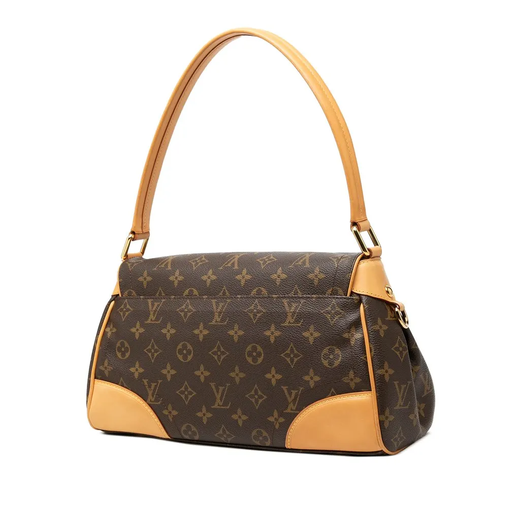 Louis Vuitton Monogram Beverly MM Brown Canvas Very good - Back View