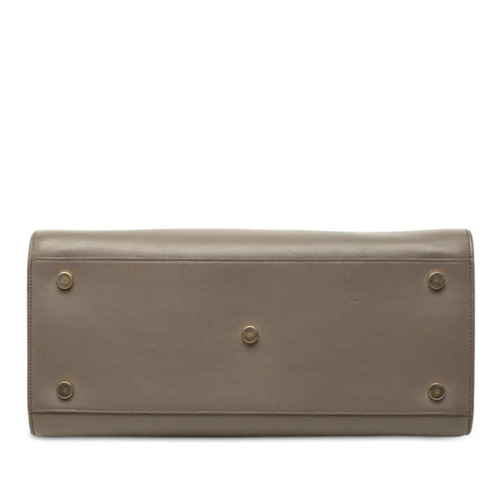 Saint Laurent Small Leather Sac De Jour Satchel Brown Leather Very good - Inside View