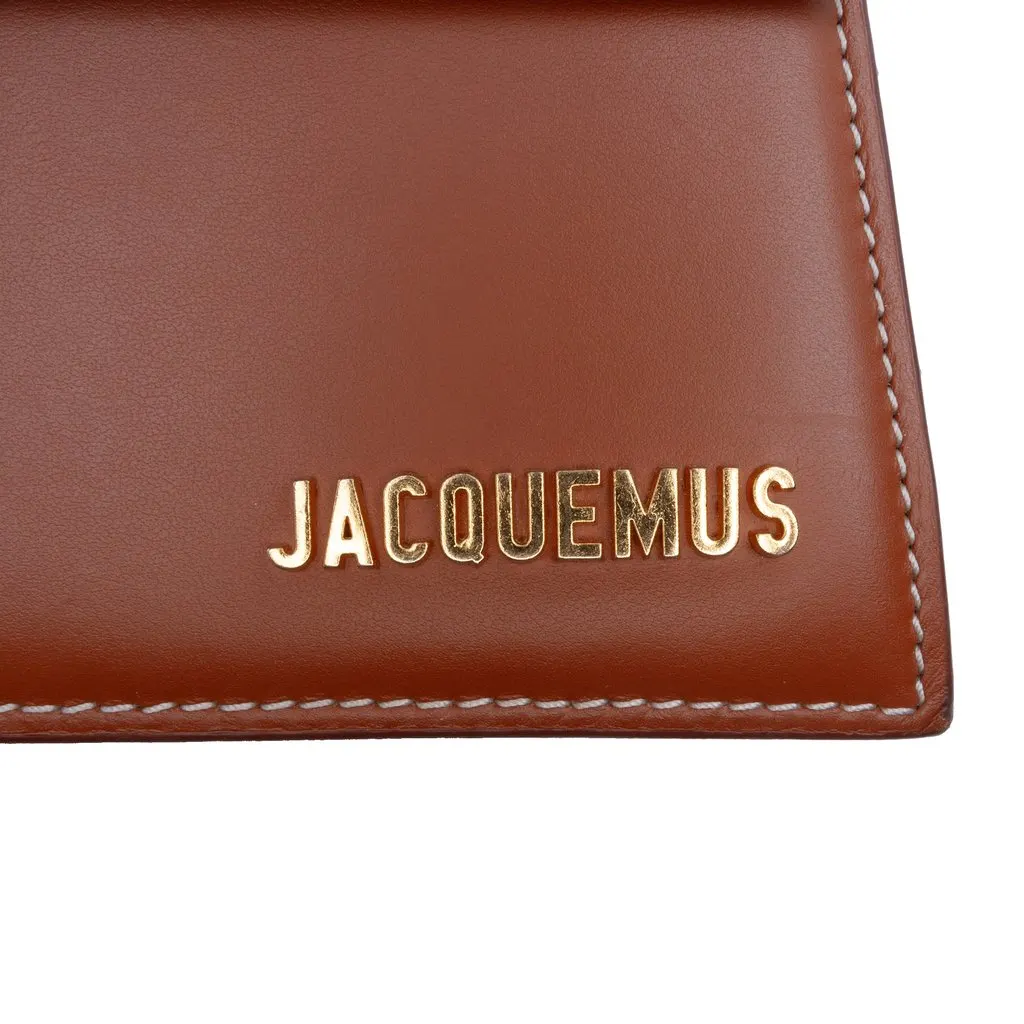 Jacquemus Leather Le Grand Chiquito Brown Leather Very good - Box View