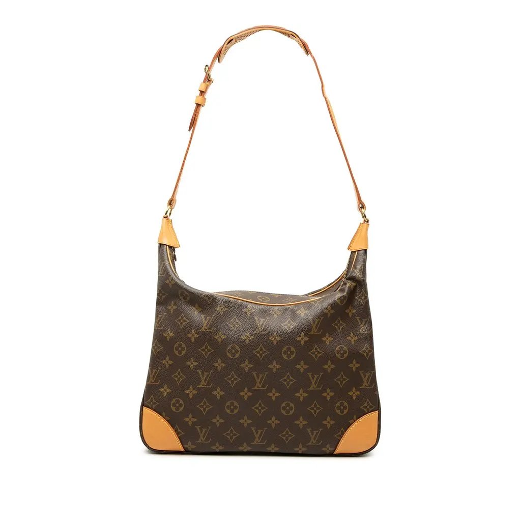 Louis Vuitton Monogram Boulogne 35 Brown Canvas Very good - Front View