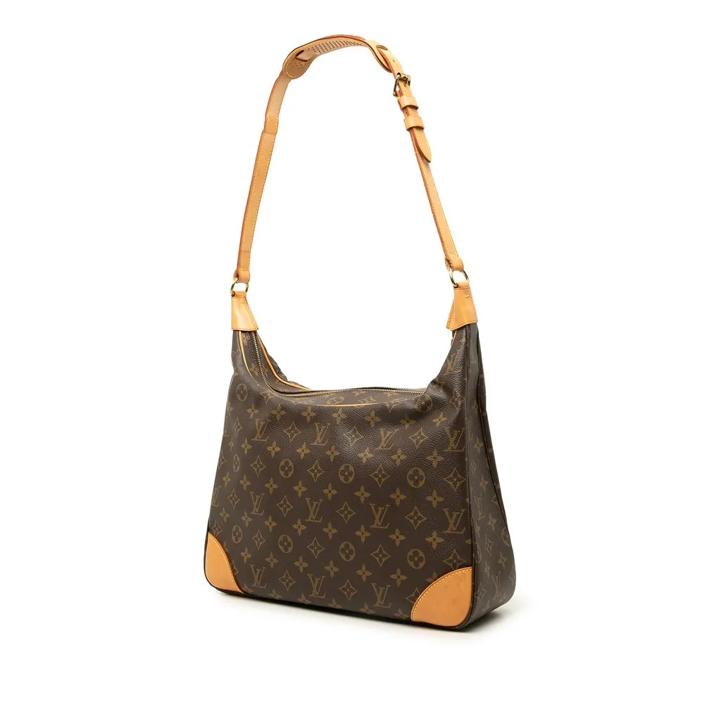 Louis Vuitton Monogram Boulogne 35 Brown Canvas Very good - Back View
