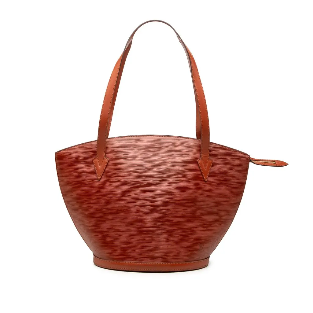 Louis Vuitton Epi Saint Jacques GM Long Strap Brown Leather Good - Front View