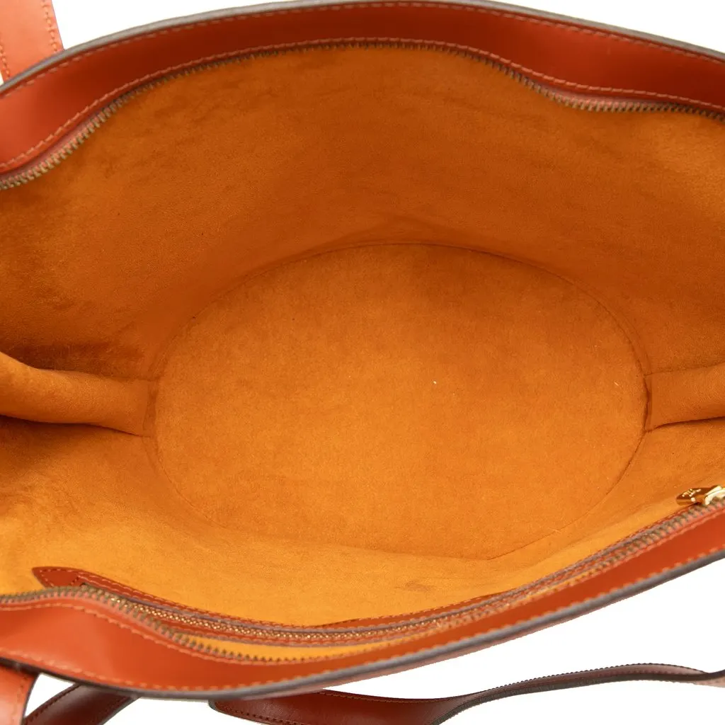 Louis Vuitton Epi Saint Jacques GM Long Strap Brown Leather Good - Model View