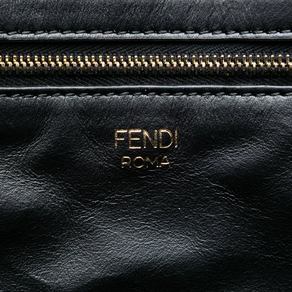 Fendi Fila Zucca Coated Canvas Logo Mania Shopper Tote Brown Very good - Box View