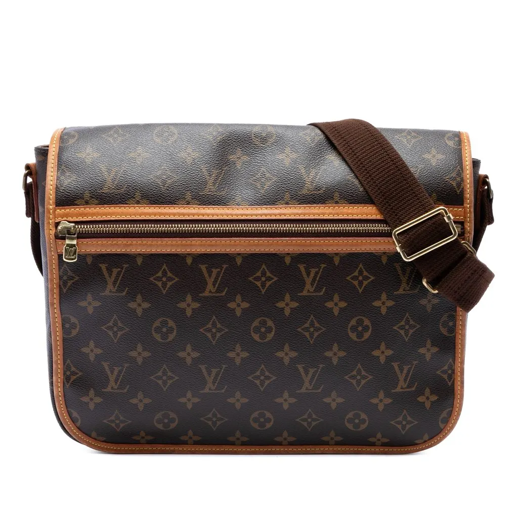Louis Vuitton Monogram Bosphore Messenger GM Brown Very good - Front View