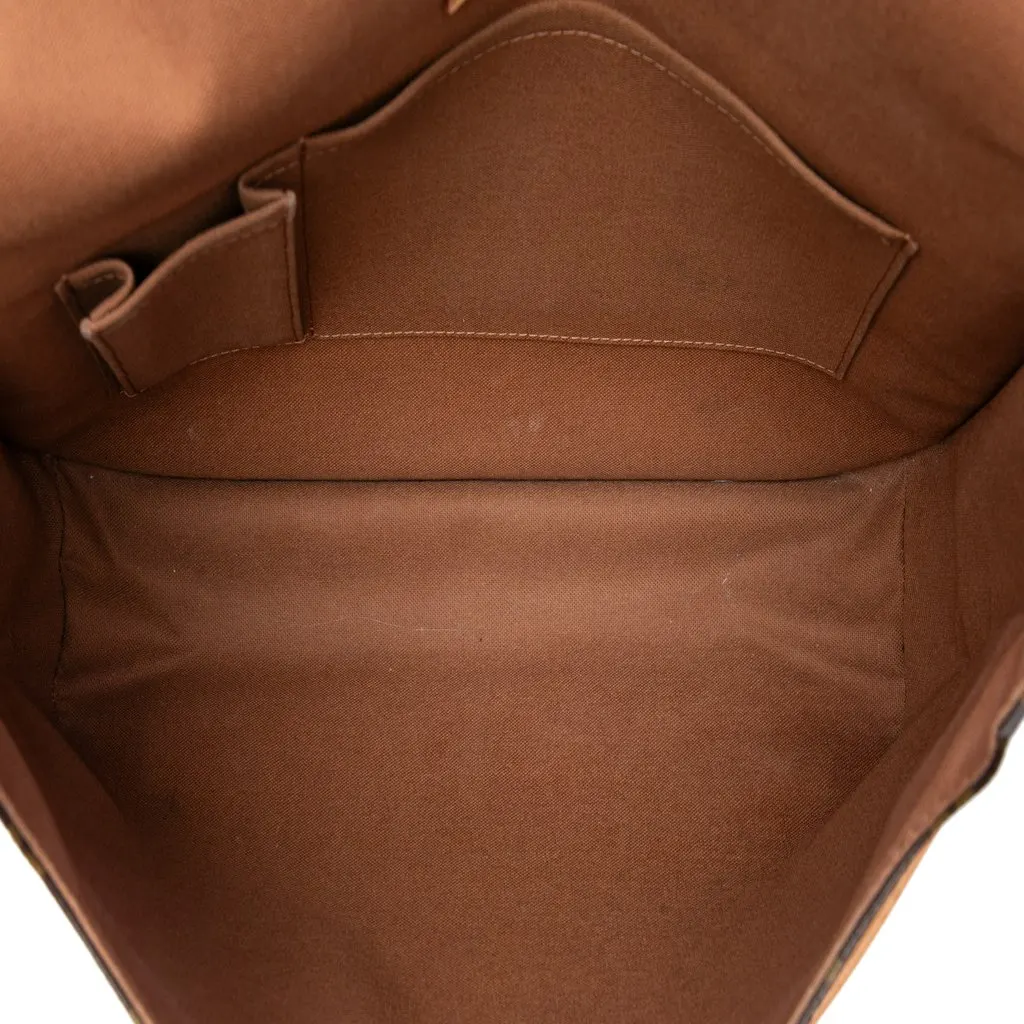 Louis Vuitton Monogram Bosphore Messenger GM Brown Very good - Model View
