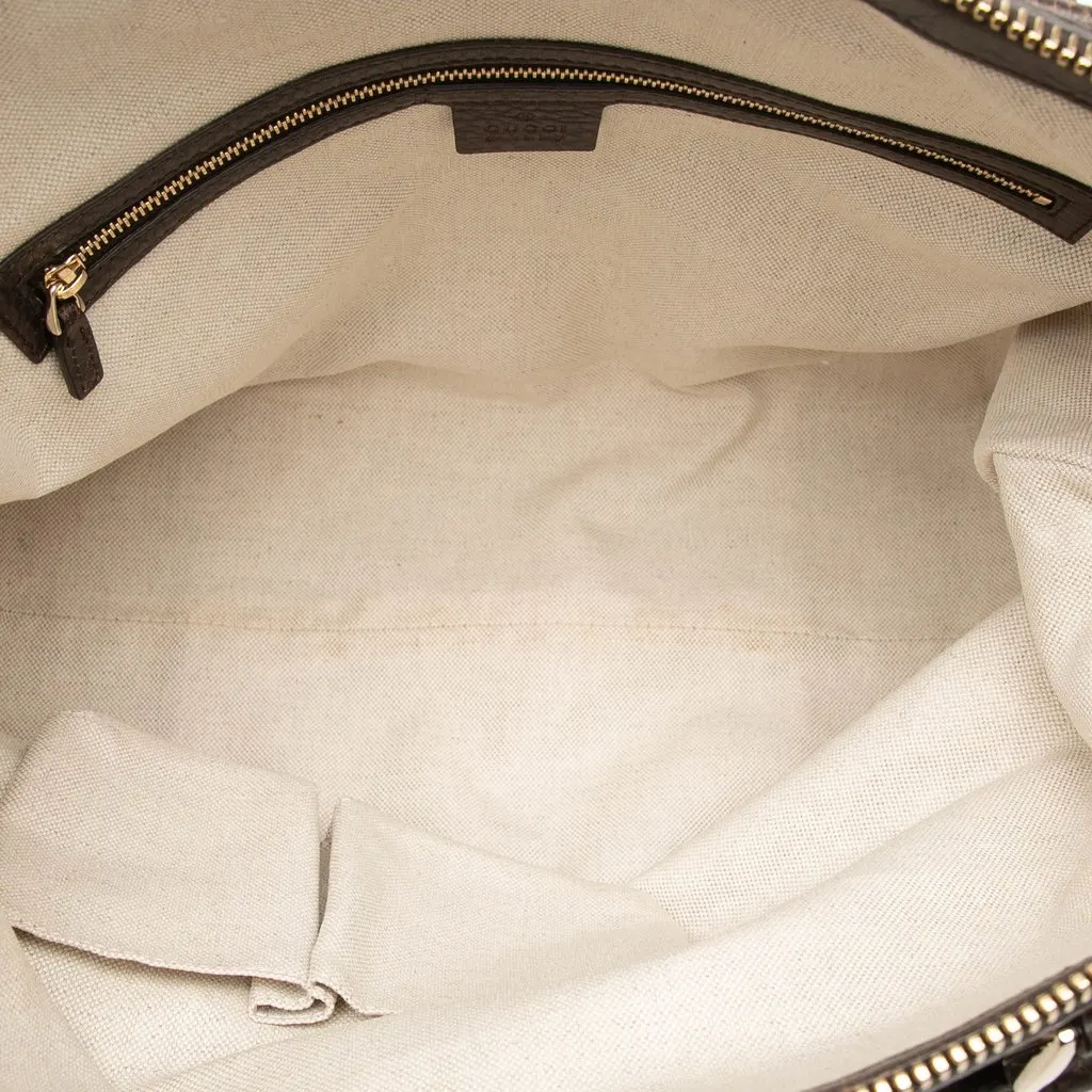 Gucci Diamante Canvas Catherine Tote Beige Canvas Very good - Model View