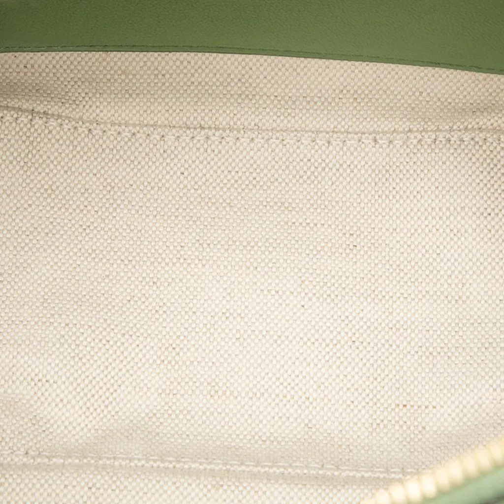 Gucci Matelasse Calfskin Blondie Top Handle Satchel Green Leather Very good - Model View