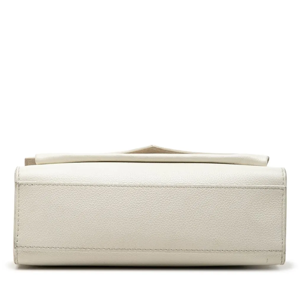 Louis Vuitton Soft Calfskin MyLockMe Chain BB White Leather Very good - Inside View