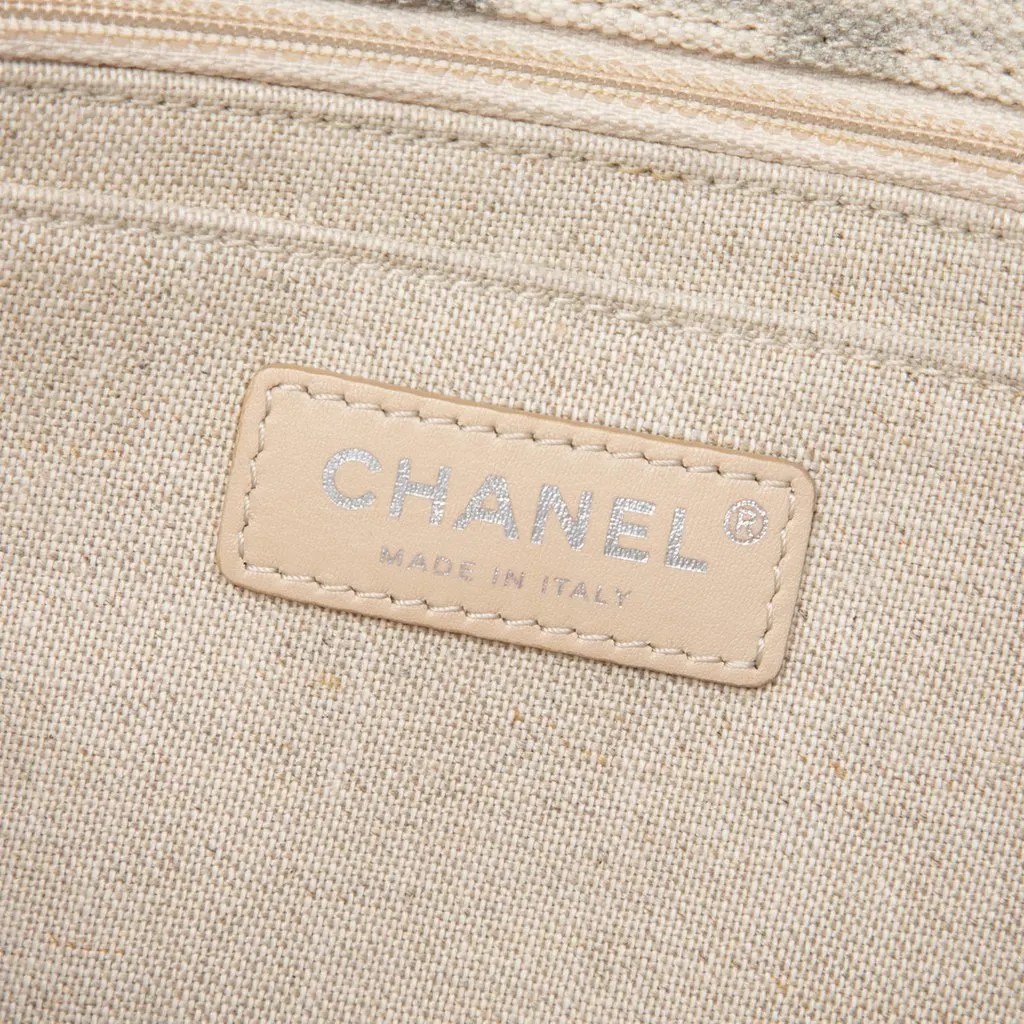 Chanel Paris Greece Canvas Iliad Greek Clutch MultiColor Very good - Box View