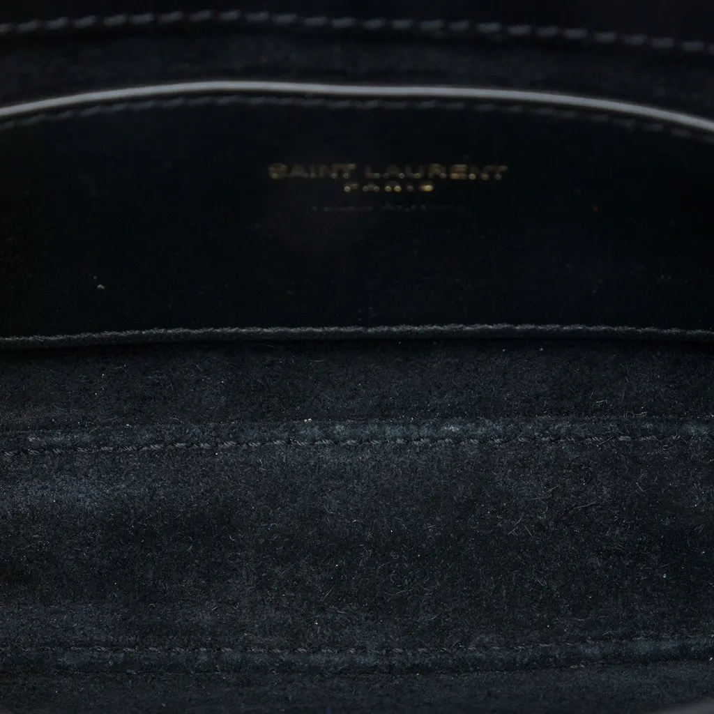 Saint Laurent Mini Smooth Calfskin Le 5 a 7 Black Leather Very good - Model View