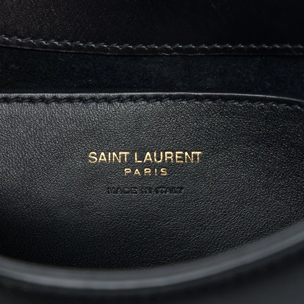 Saint Laurent Mini Smooth Calfskin Le 5 a 7 Black Leather Very good - Box View