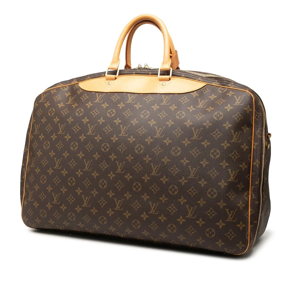 Louis Vuitton Monogram Alize 2 Poches Brown Good - Back View