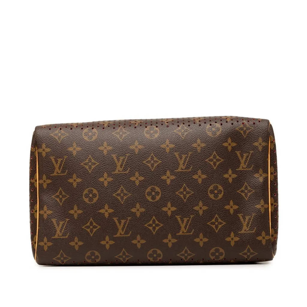 Louis Vuitton Monogram Perforated Speedy 30 Brown Very good - Inside View