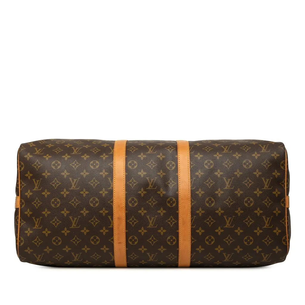 Louis Vuitton Monogram Keepall Bandouliere 55 Brown Very good - Inside View