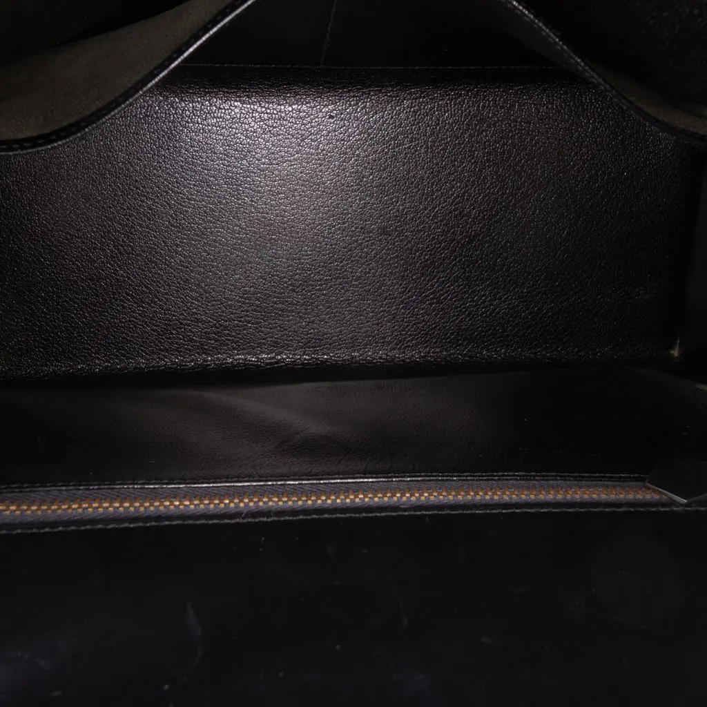 Hermès Box Calf Kelly Sellier 32 Black Leather Good - Model View
