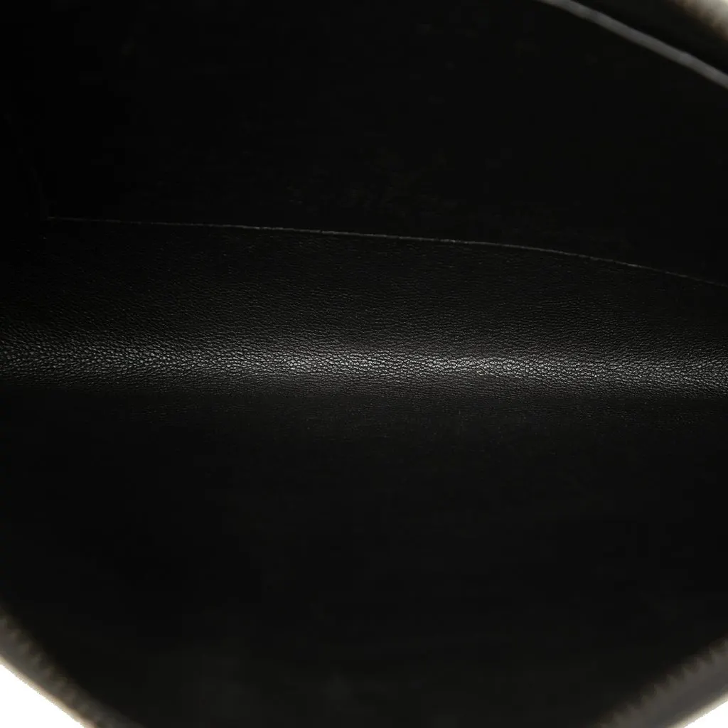 Balenciaga Grained Calfskin Neo Classic Zip Around Crossbody Black Leather Very good - Model View