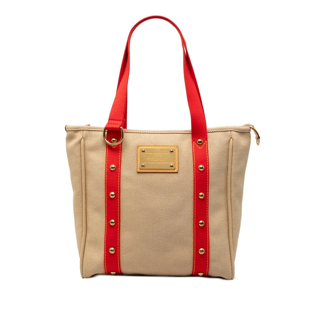 Louis Vuitton Antigua Cabas MM Beige Very good - Front View