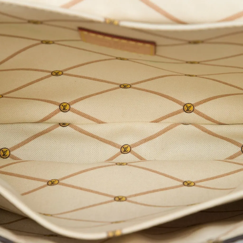 Louis Vuitton Monogram Summer Trunks Pochette Metis Brown Canvas Very good - Model View