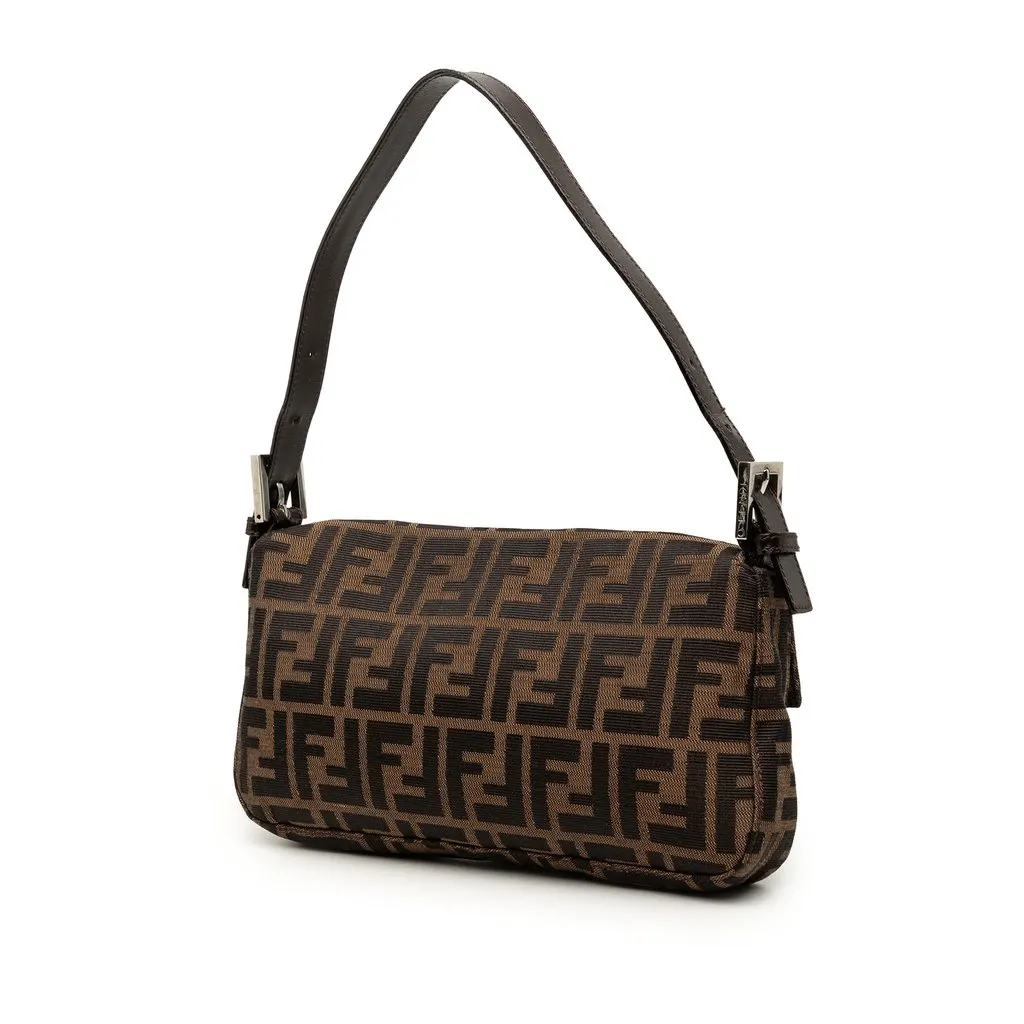 Fendi Zucca Canvas Baguette Brown Very good - Back View