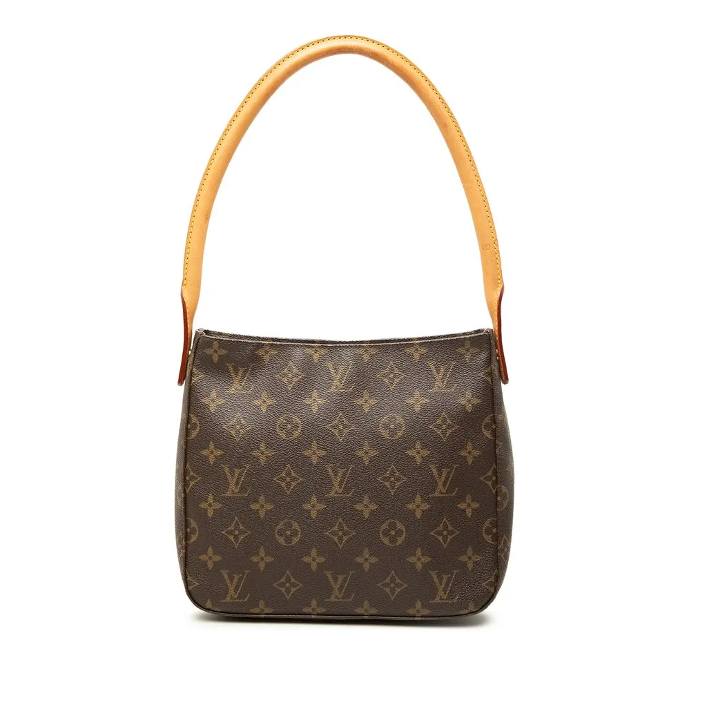 Louis Vuitton Monogram Looping MM Brown Very good - Front View