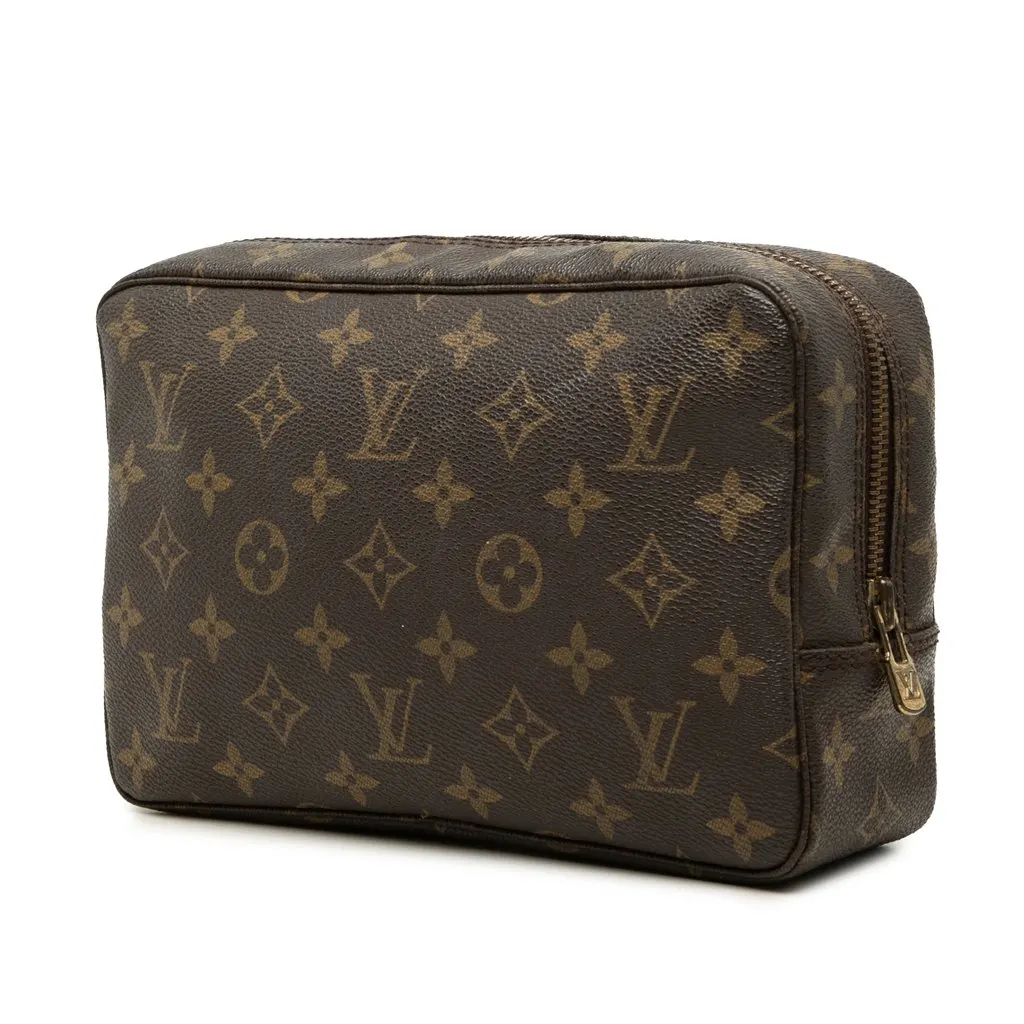 Louis Vuitton Monogram Trousse Toilette 23 Brown Canvas Very good - Back View