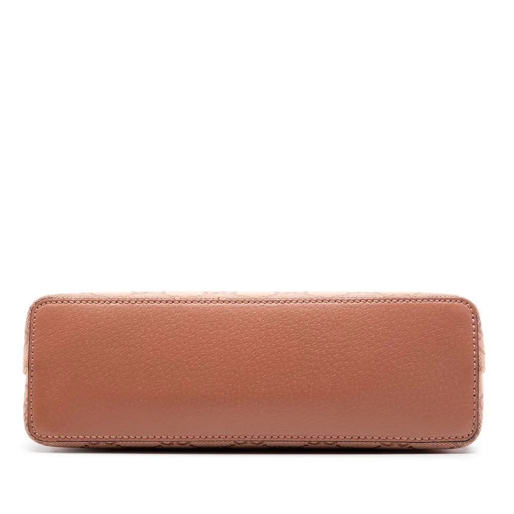 Gucci Small GG Canvas Ophidia Dome Crossbody Pink Very good - Inside View