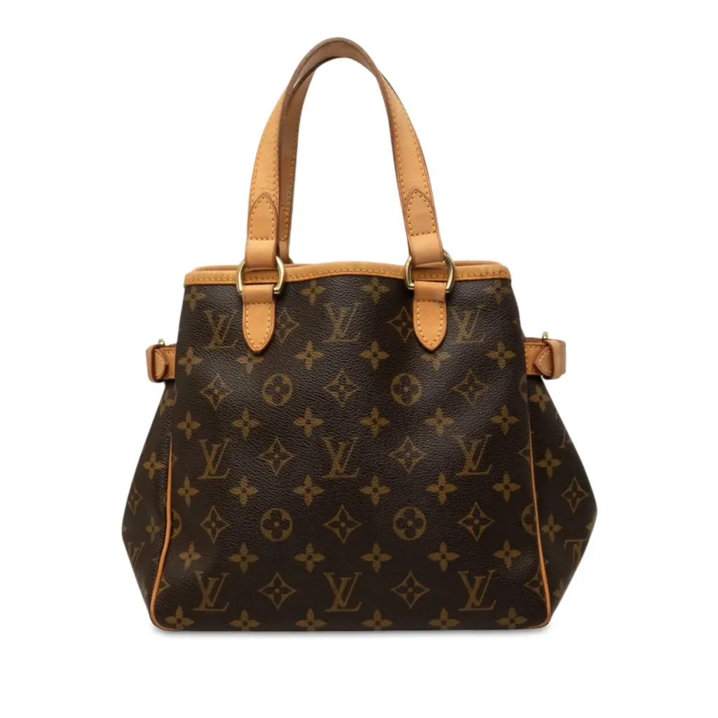 Louis Vuitton Monogram Batignolles Vertical PM Brown Canvas Very good - Front View