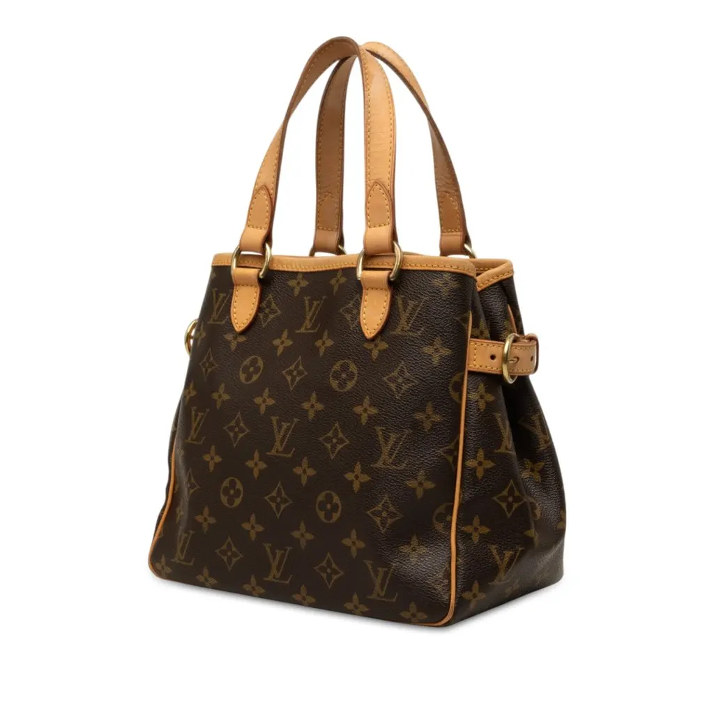 Louis Vuitton Monogram Batignolles Vertical PM Brown Canvas Very good - Back View