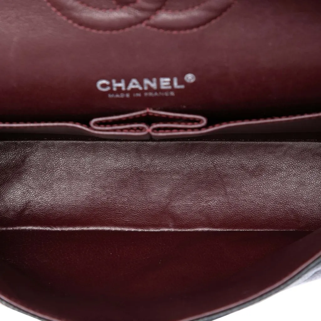 Chanel Medium Classic Caviar Double Flap Black Leather Very good - Model View