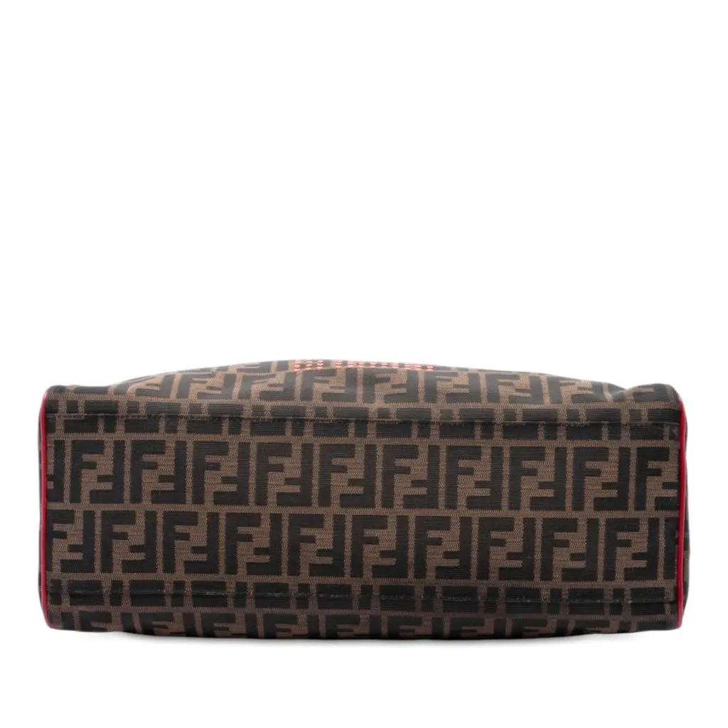Fendi Zucca Canvas Etniko Du Jour Handbag Brown Very good - Inside View