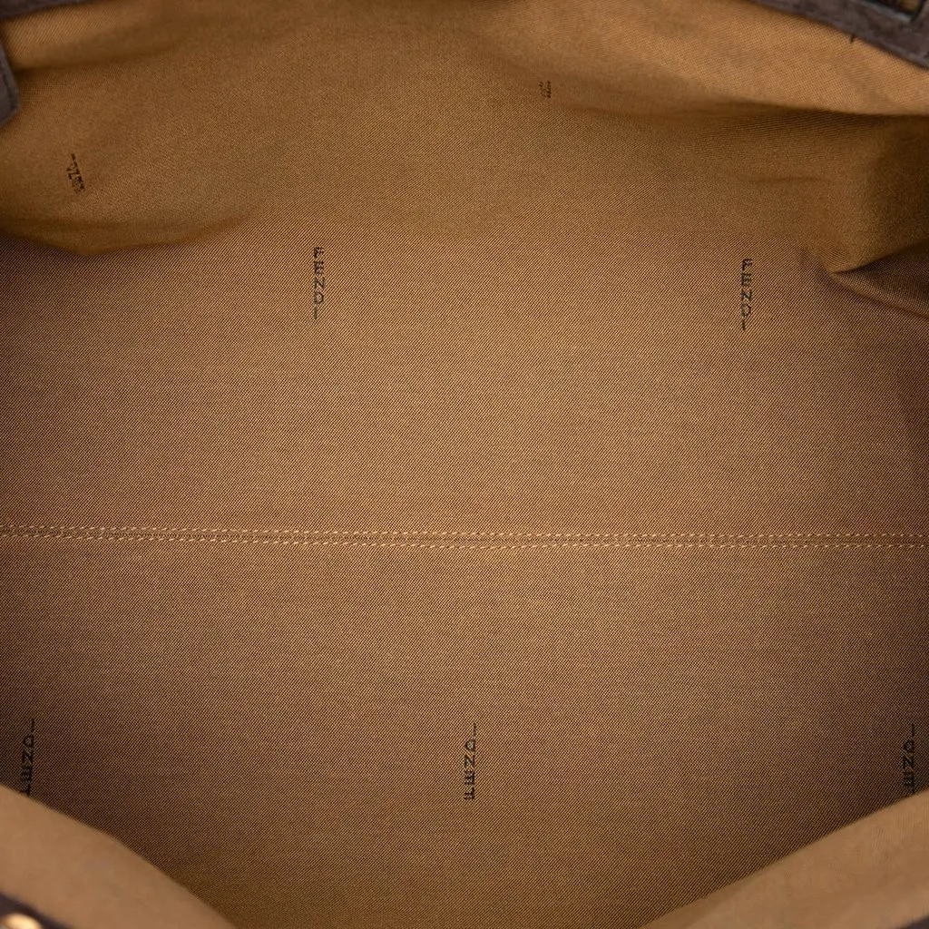 Fendi Zucca Canvas Etniko Du Jour Handbag Brown Very good - Model View