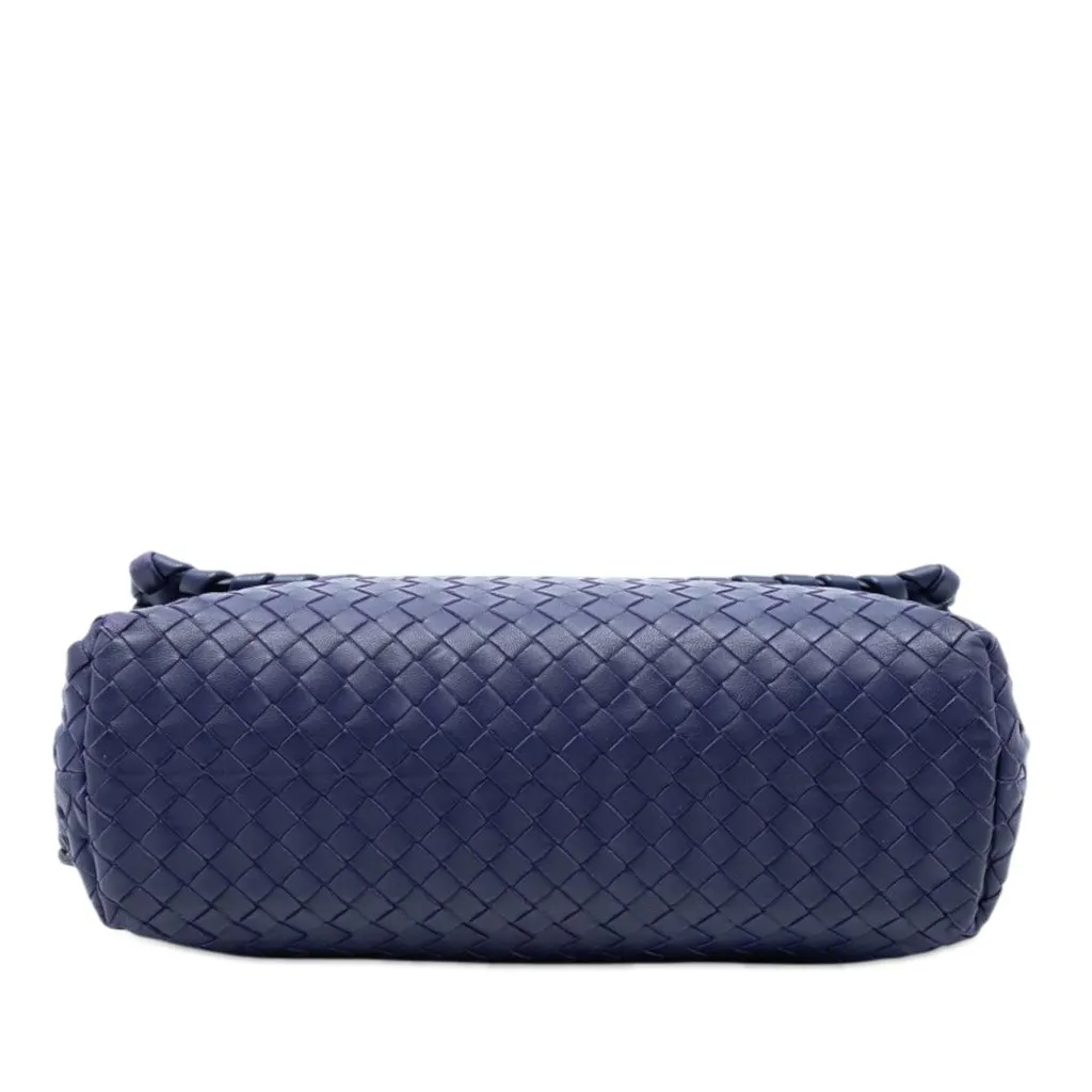 Bottega Veneta Medium Nappa Intrecciato Olimpia Shoulder Bag Blue Leather Very good - Inside View