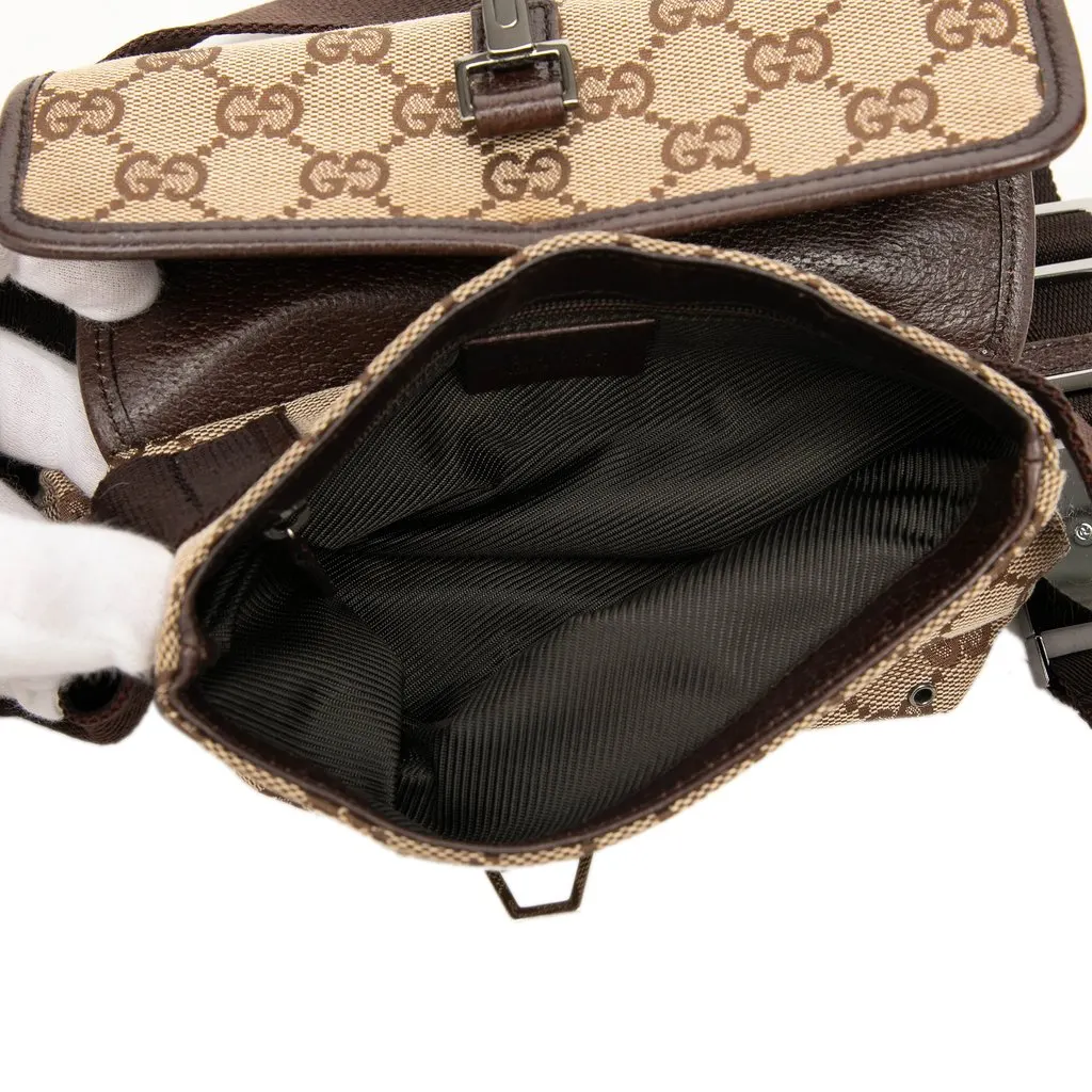 Gucci GG Canvas Jackie Belt Bag Beige Very good - Model View