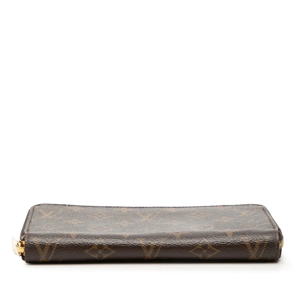 Louis Vuitton Monogram Zippy Long Wallet Brown Very good - Inside View