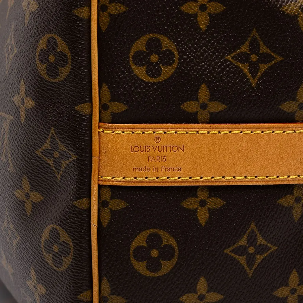 Louis Vuitton Monogram Keepall Bandouliere 50 Brown Canvas Good - Box View
