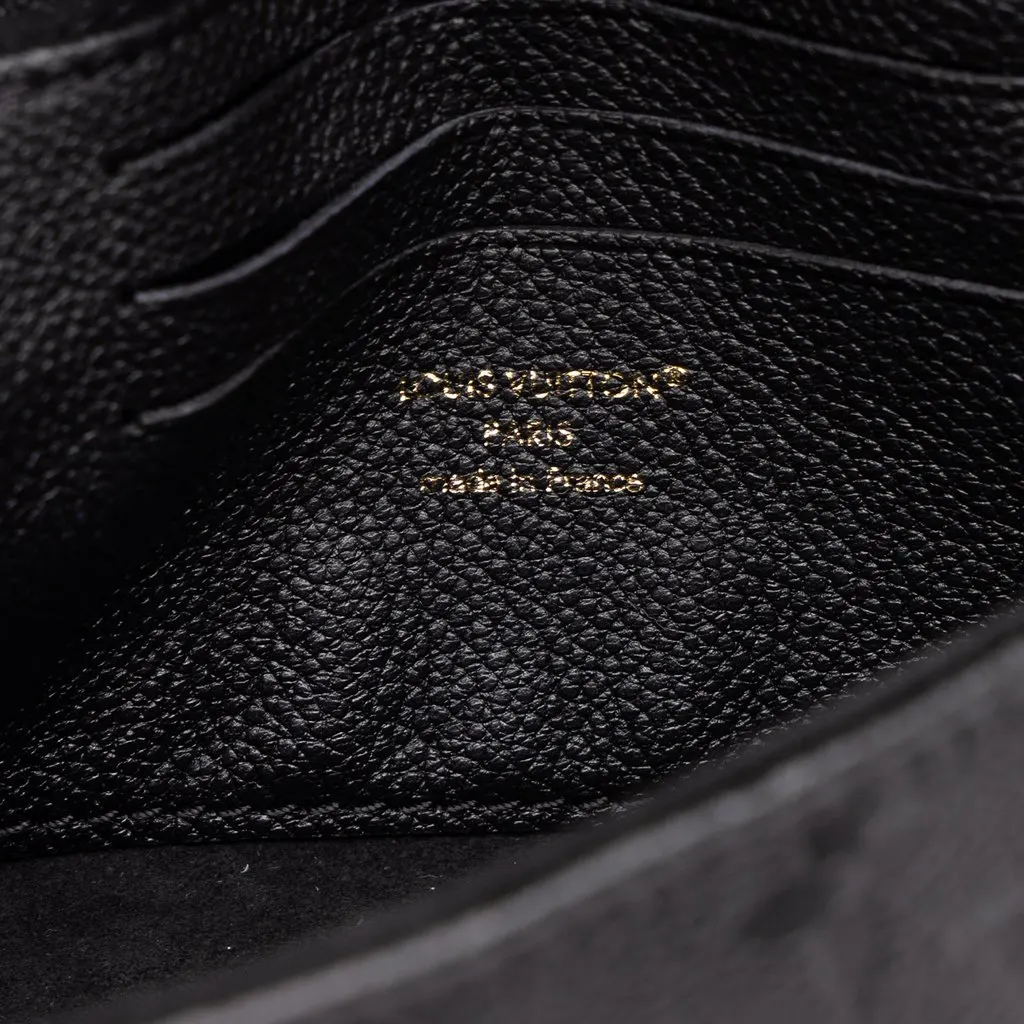 Louis Vuitton Monogram Empreinte Nano Madeleine Black Leather Very good - Box View