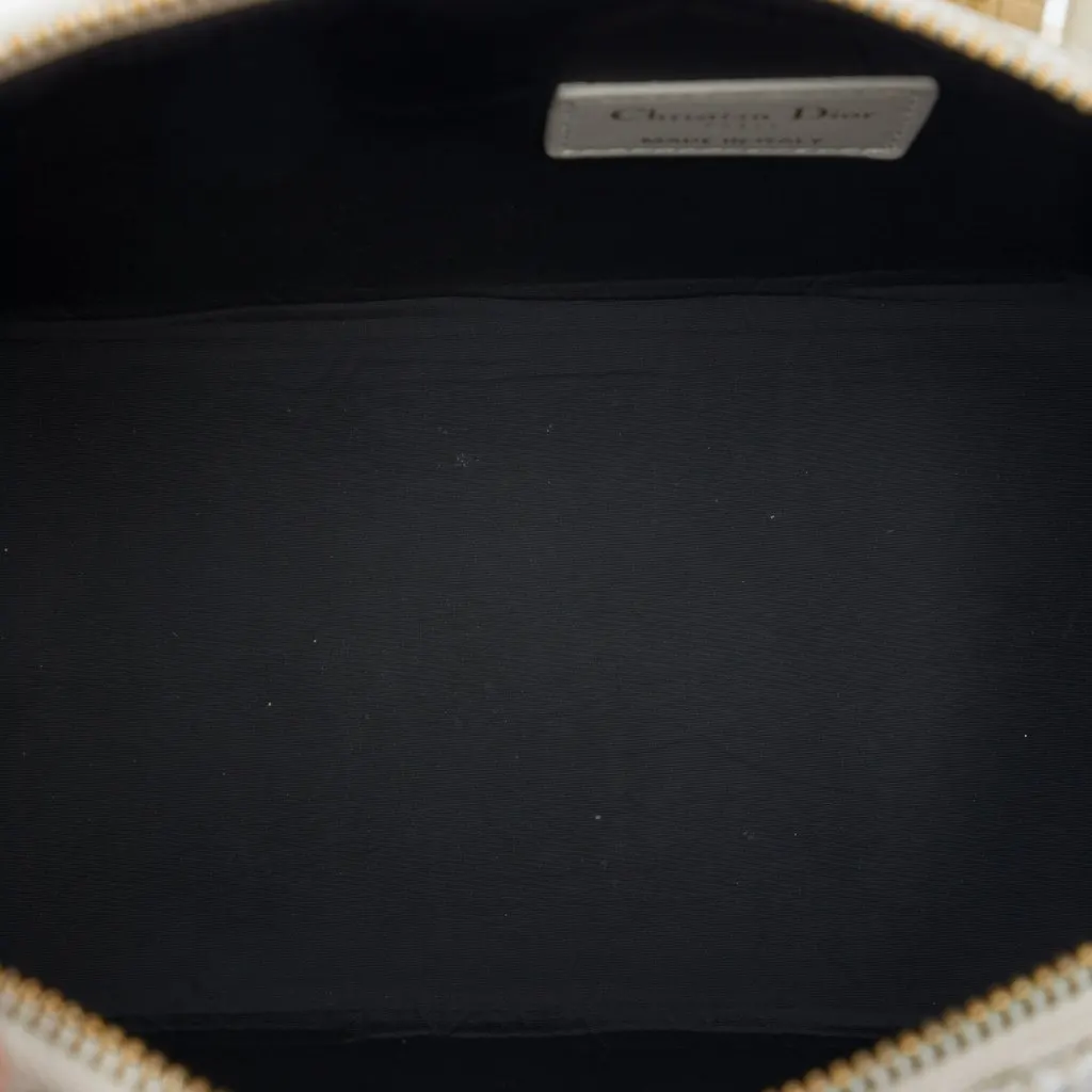 Dior Medium Technical Fabric Toile de Jouy DiorTravel Nomad Pouch Gold Polyester Good - Model View