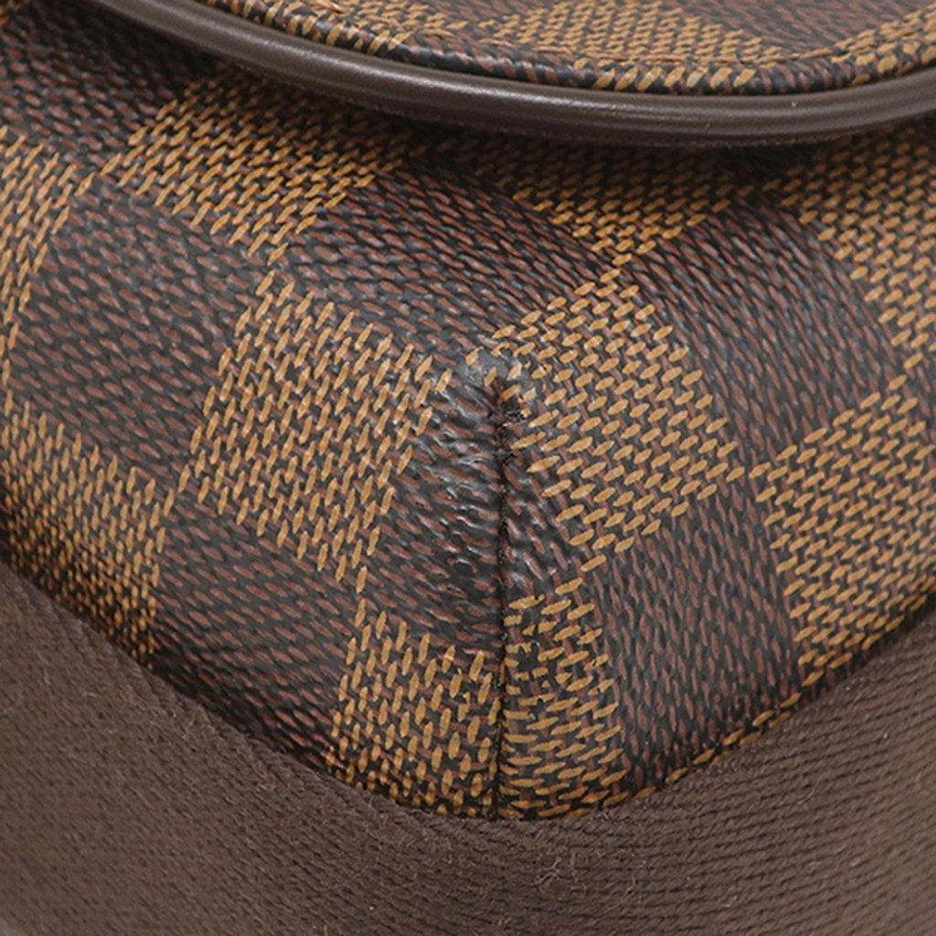 Louis Vuitton Damier Ebene Brooklyn MM Brown Large