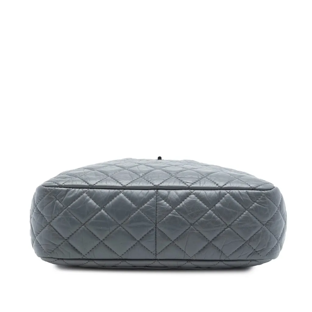 Chanel Large Quilted Calfskin Reissue 2.55 Camera Bag MultiColor Leather Very good - Inside View